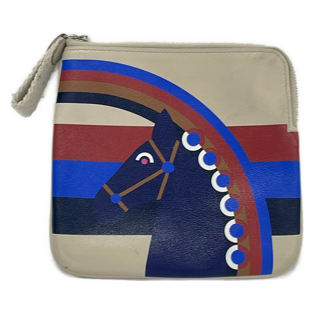 Hermès Pouch Beton Bleu Encre